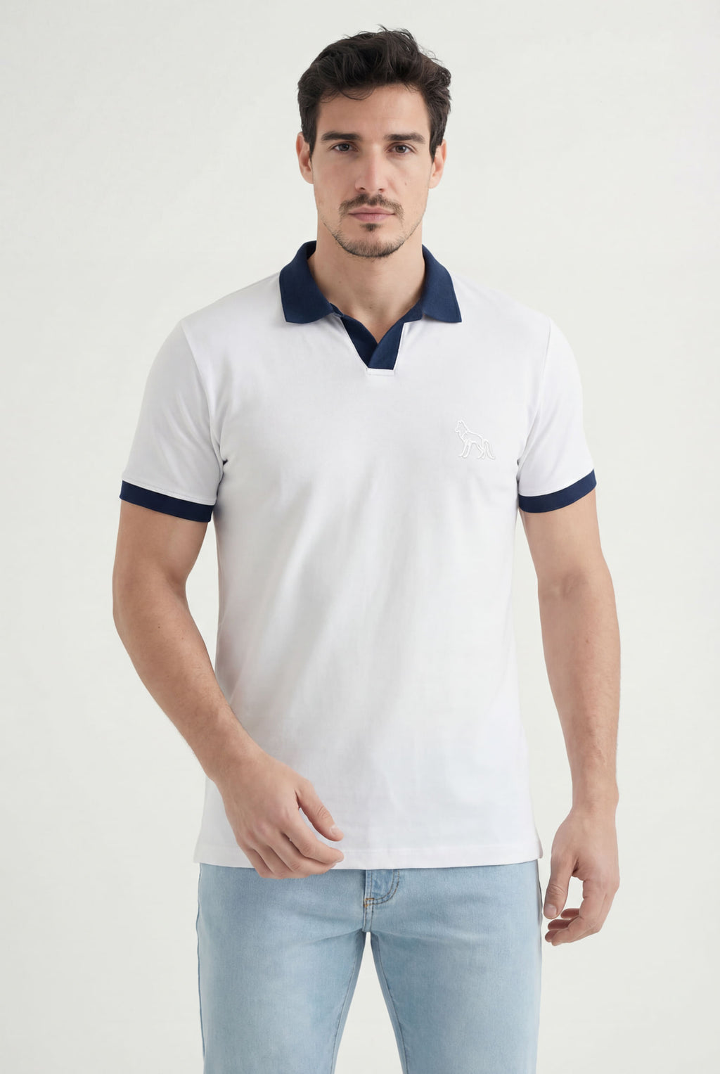 Polo Copa Urban Masculina Acostamento Branco