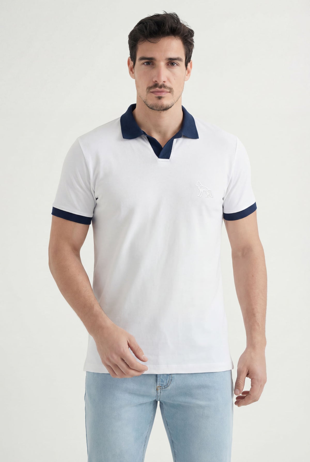 Polo Copa Urban Masculina Acostamento Branco