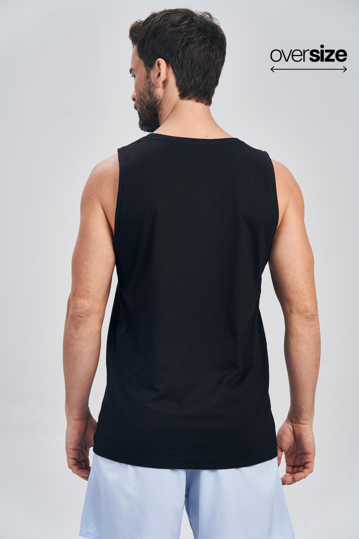 Regata Básica Masculina Oversize Acostamento Branco