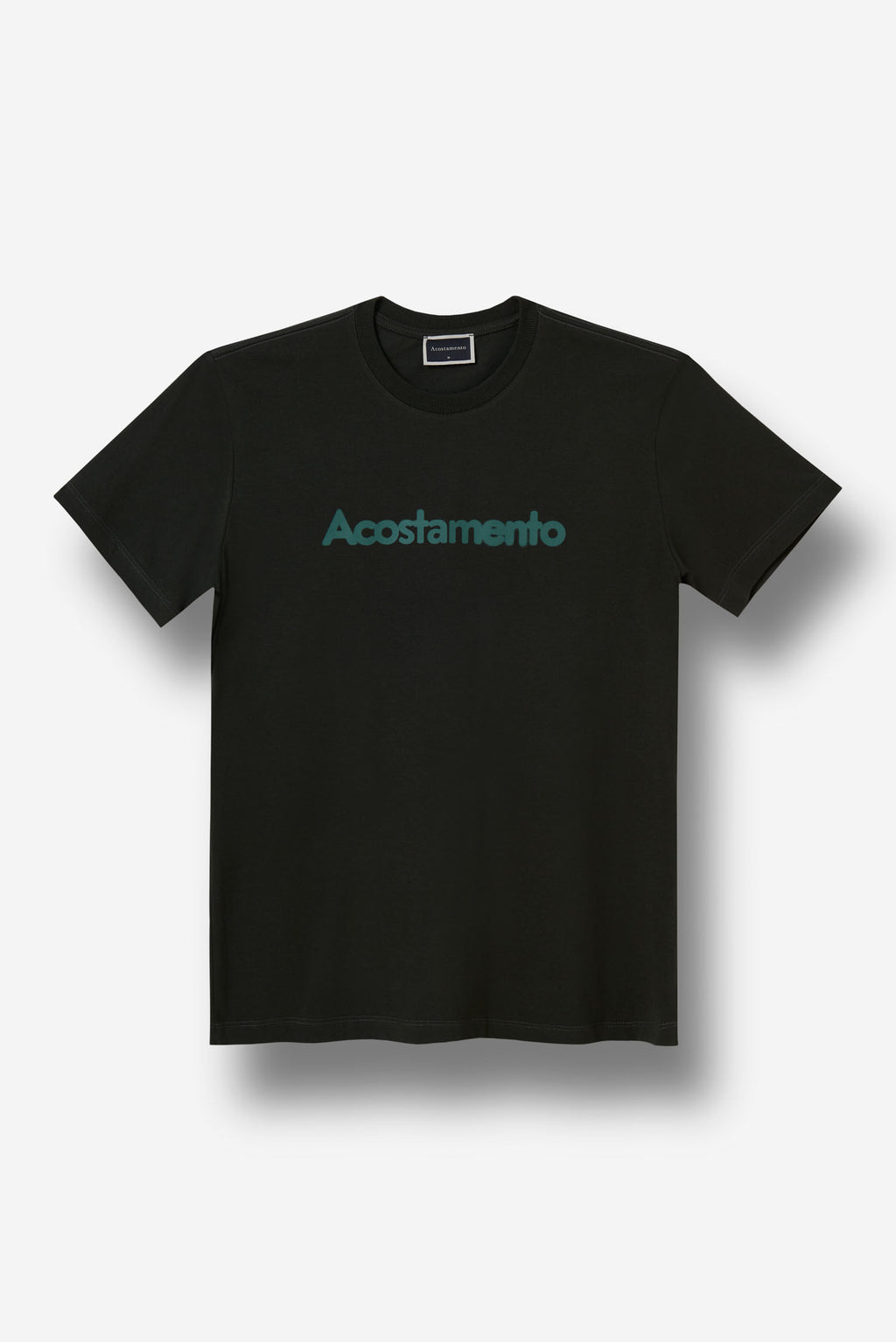 Camiseta Casual Logo Masculina Acostamento Verde Folhagem