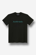 Camiseta Casual Logo Masculina Acostamento Verde Folhagem