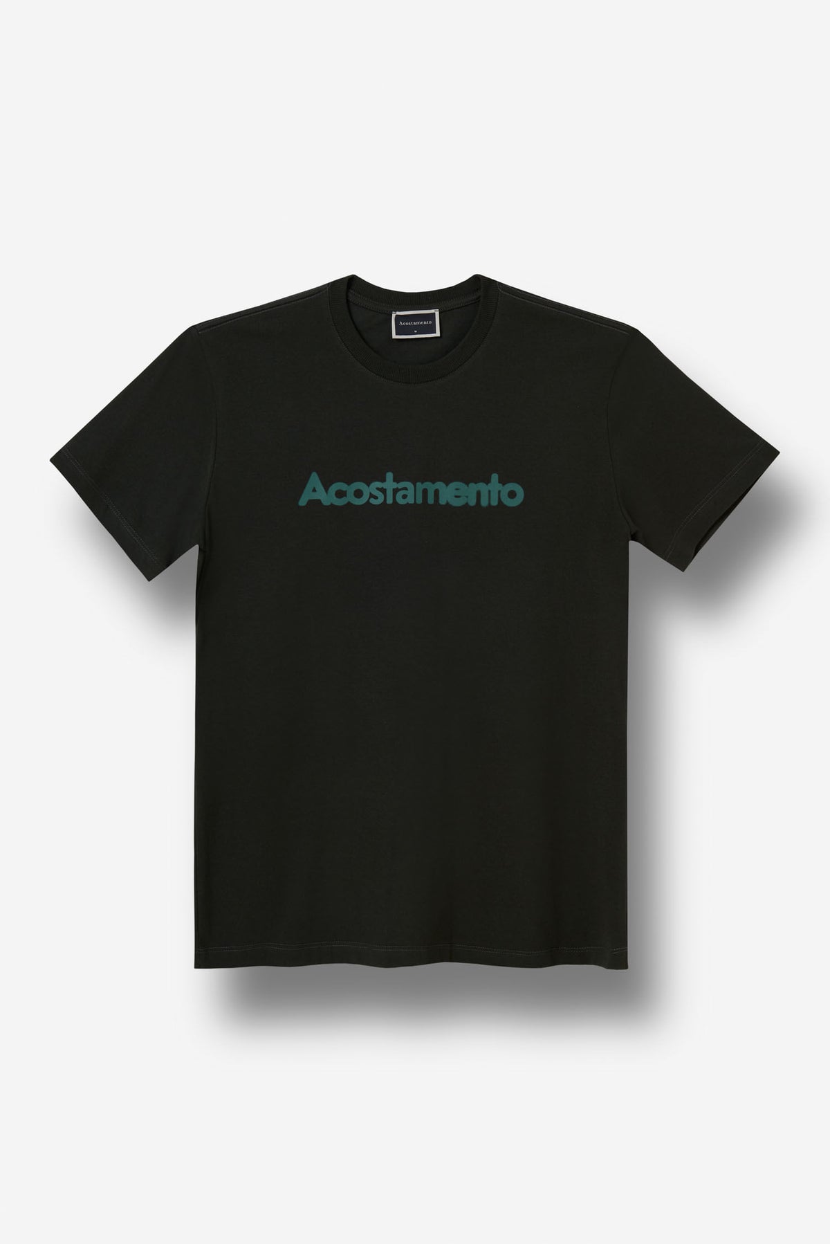 Camiseta Casual Logo Masculina Acostamento Verde Folhagem