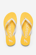 Chinelo Palavra Positiva ACT Feminino Amarelo