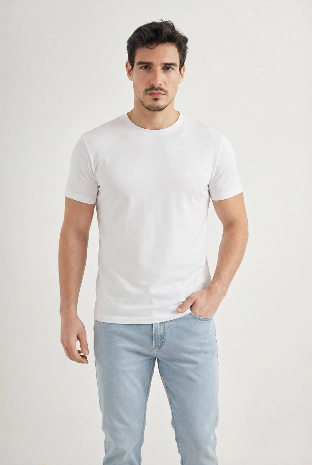 Camiseta Tech Casual Premium Masculina Acostamento Branco