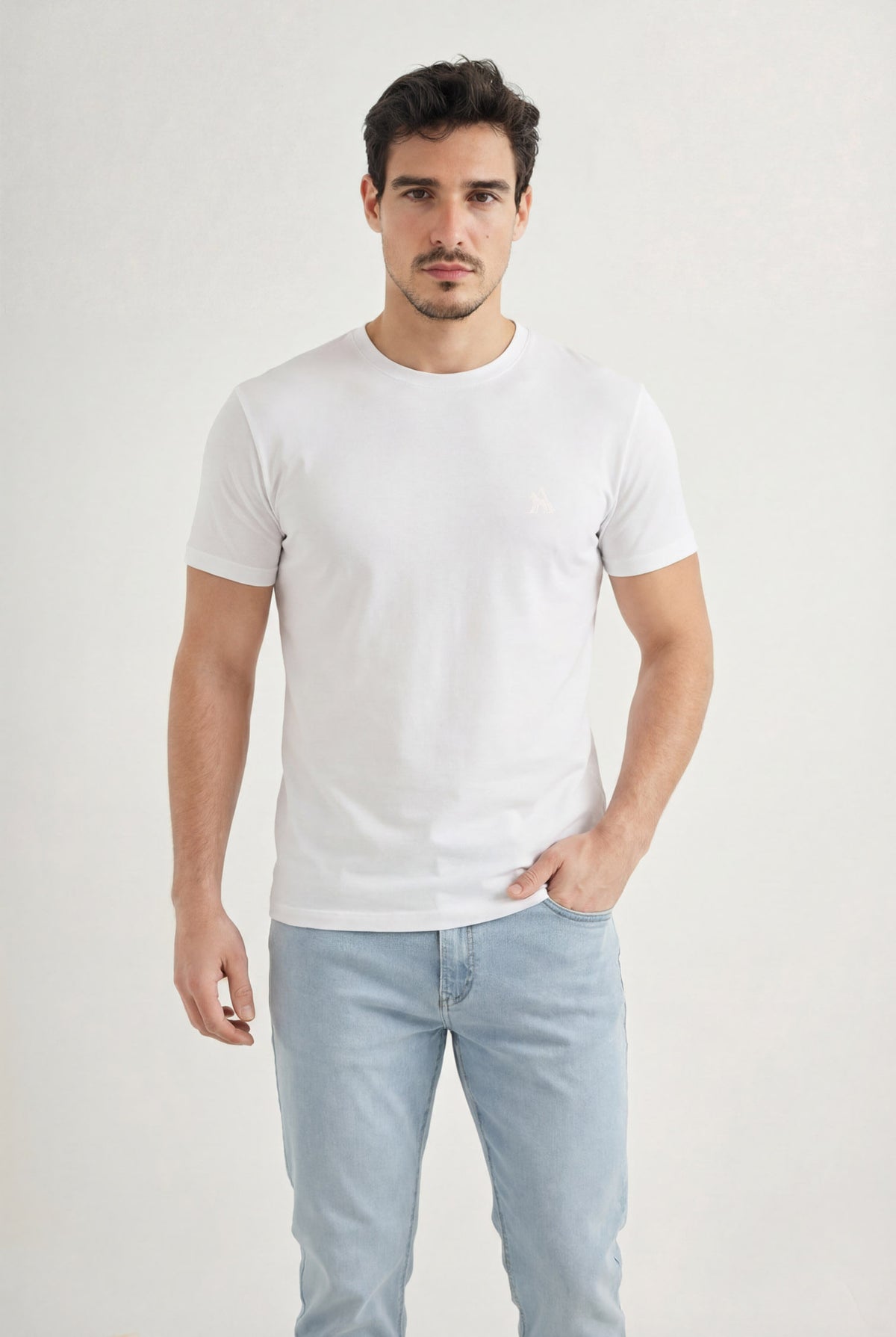Camiseta Tech Casual Premium Masculina Acostamento Branco