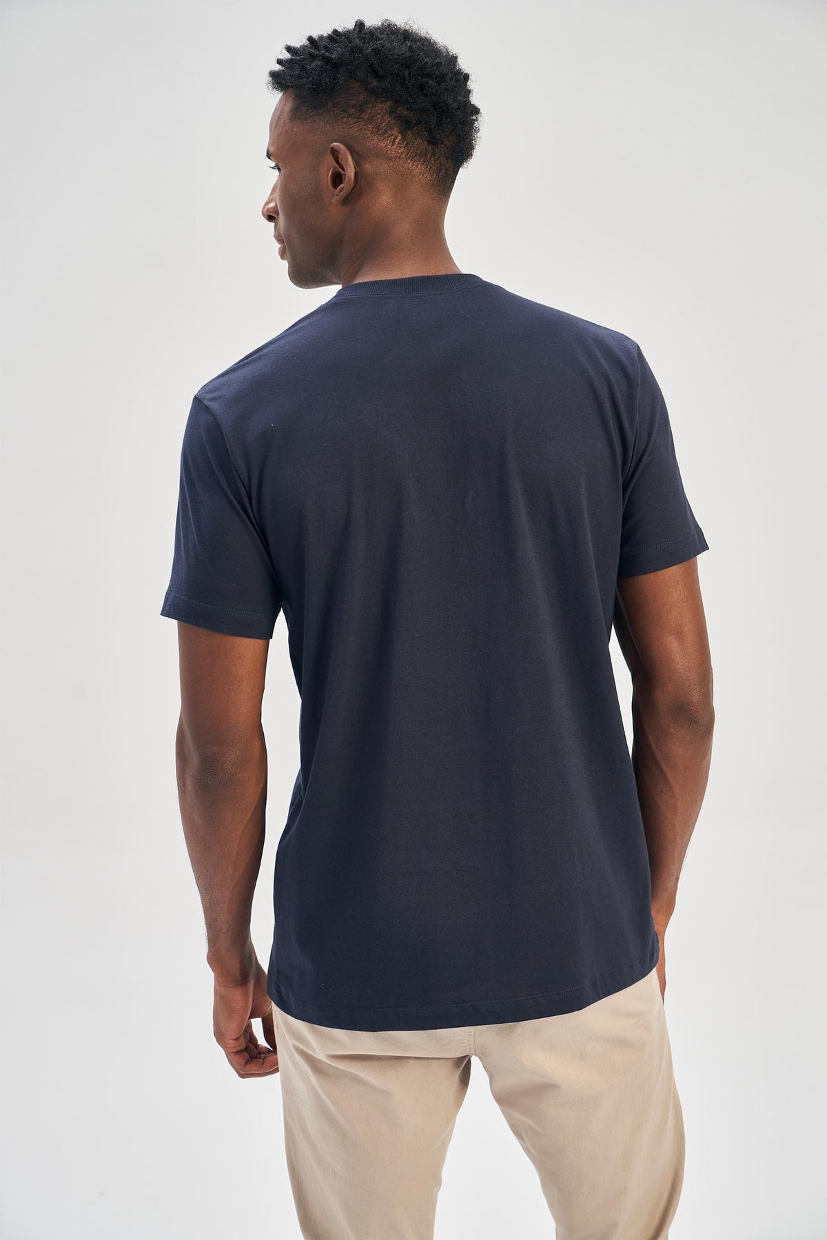 Camiseta Wolf Shield Masculina Acostamento Marinho