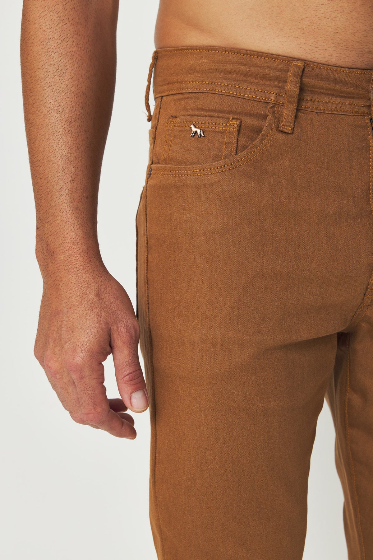 Calça Sarja Skinny Masculina Acostamento Duna
