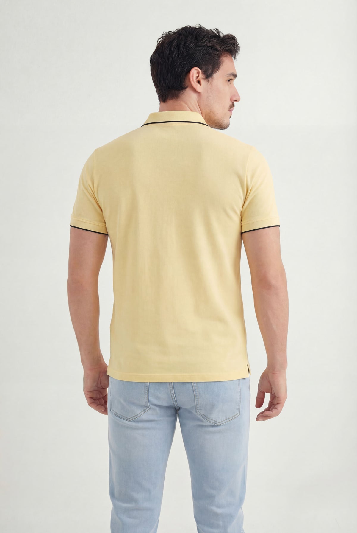 Polo Piquet Masculina Acostamento Marrom Ipe