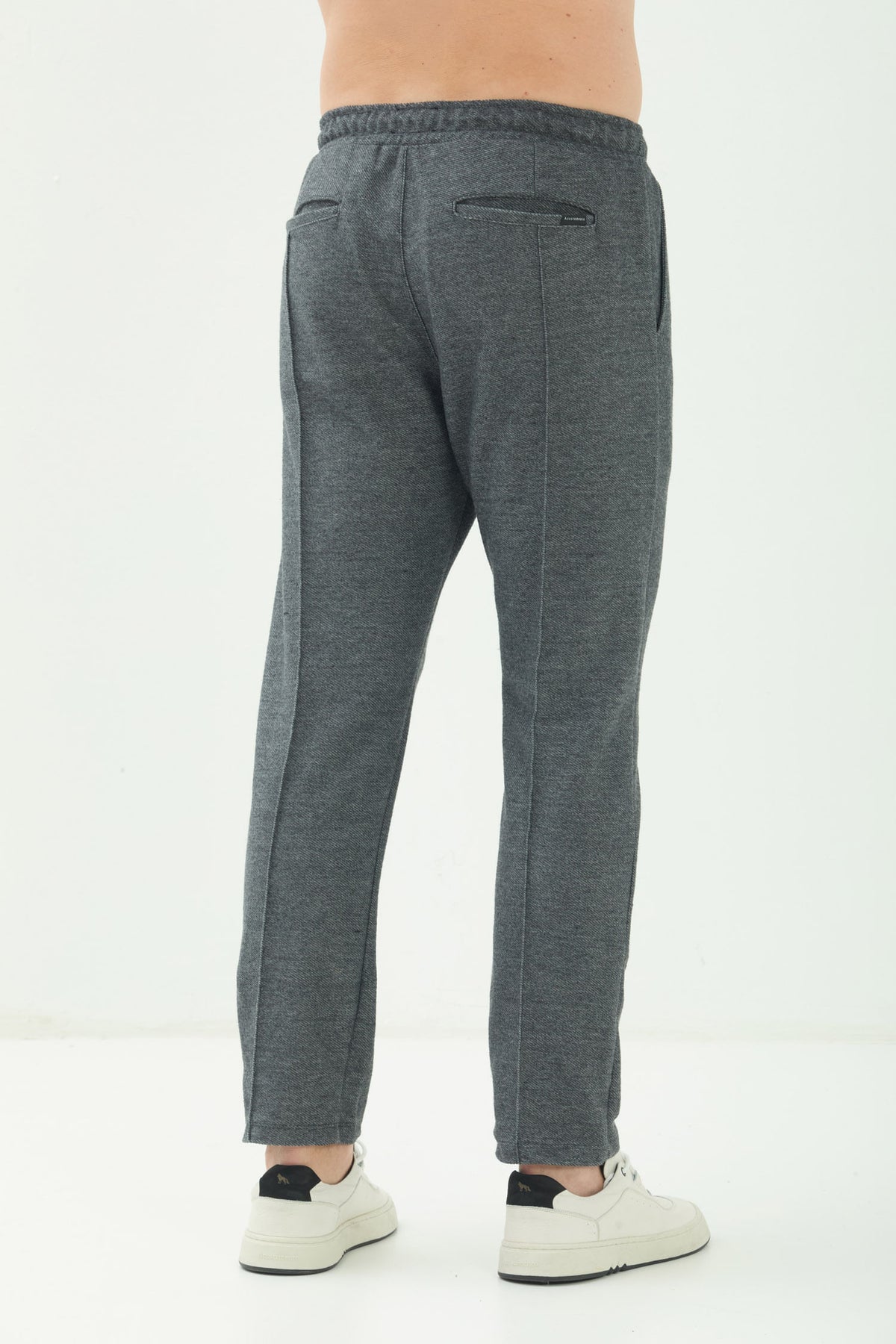 Calça Moletom Casual Masculino Acostamento Preto