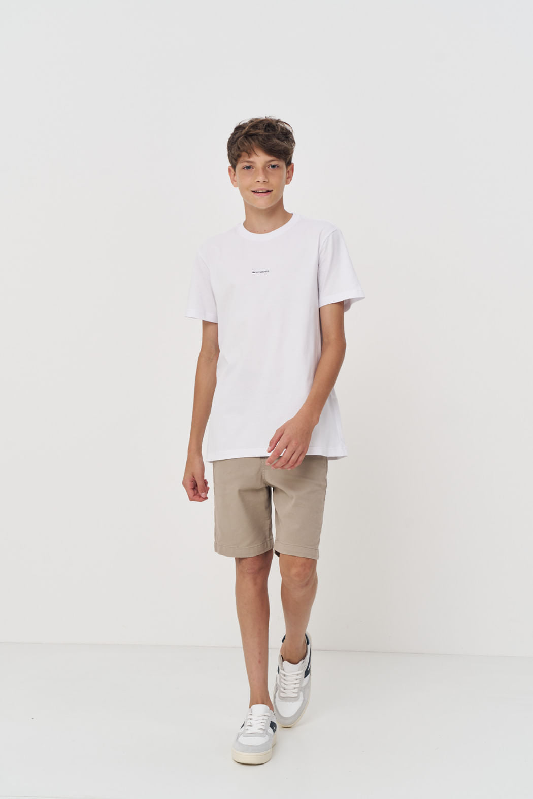 Camiseta Estampada Costas Menino Acostamento Next Branco