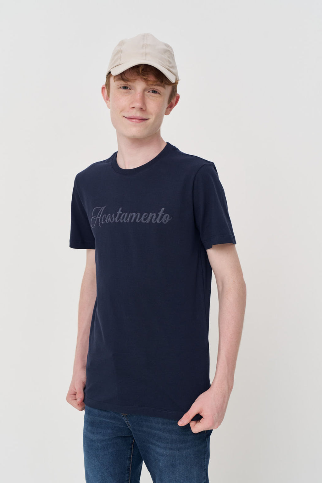 Camiseta Classic Menino Acostamento Next Marinho