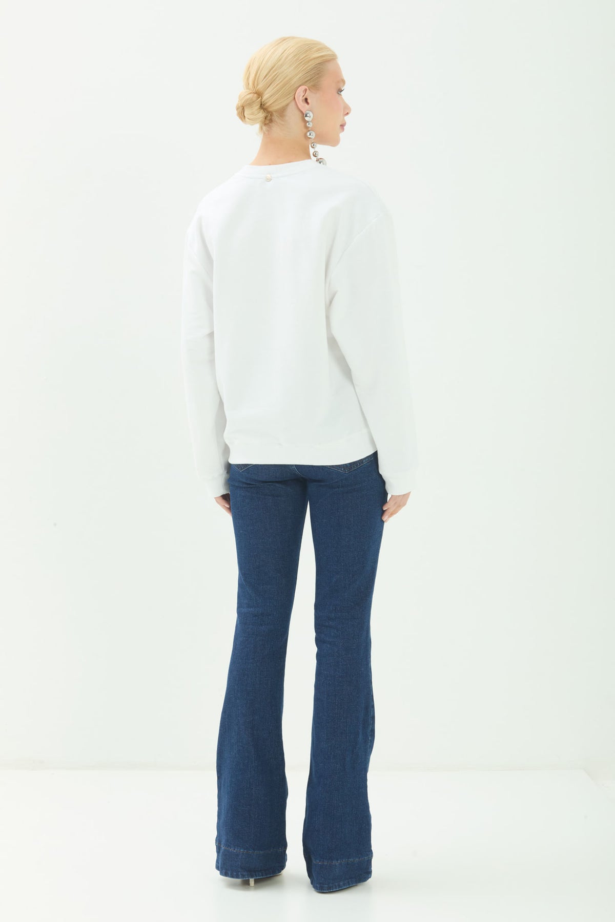 Blusão  Estampa Texturizada ACT Feminino Off White