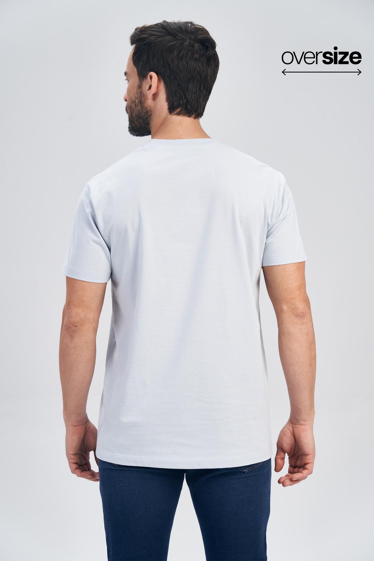 Camiseta Wild Brand Masculina Oversize Acostamento Azul Maresia