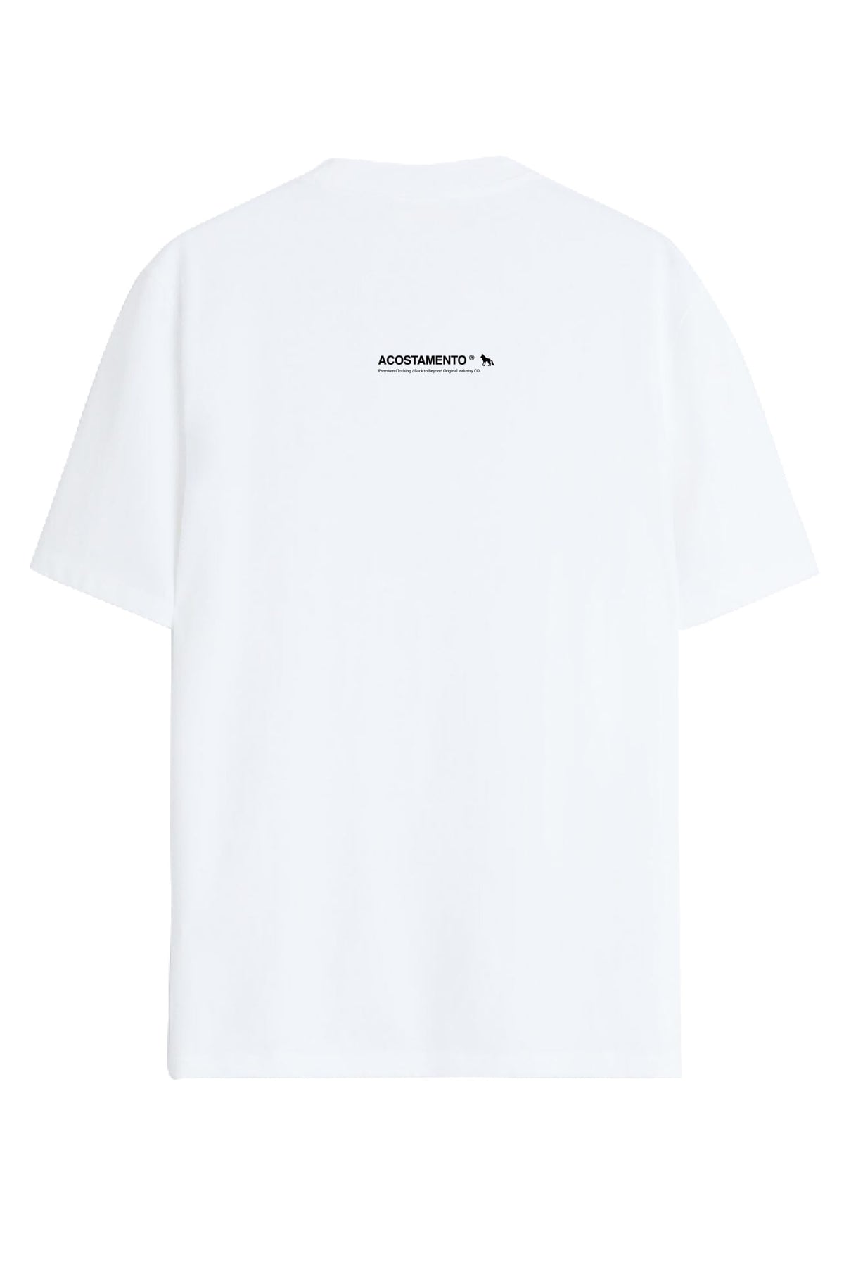 Camiseta Letters Invertido Masculina Acostamento Branco