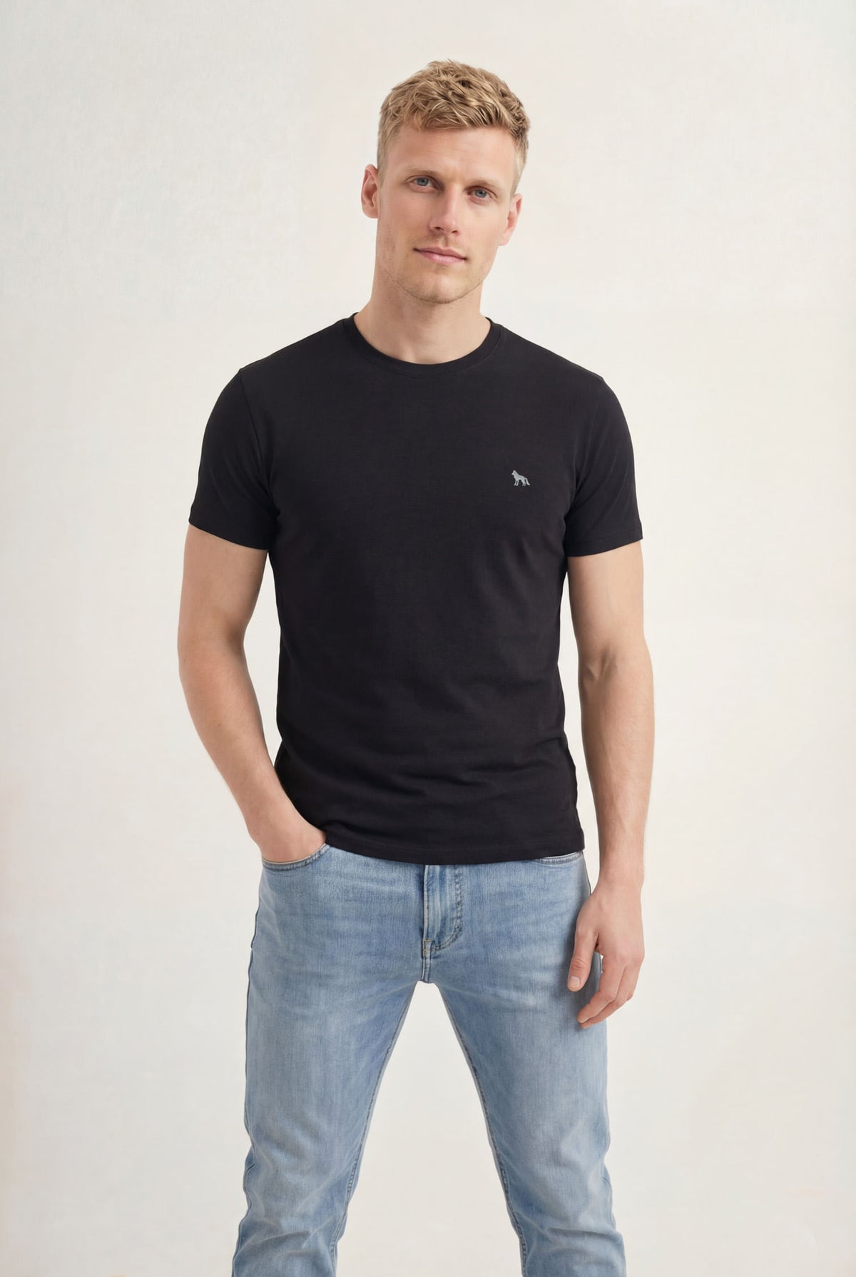 Camiseta Tech Modal Wolf Masculina Acostamento Preto