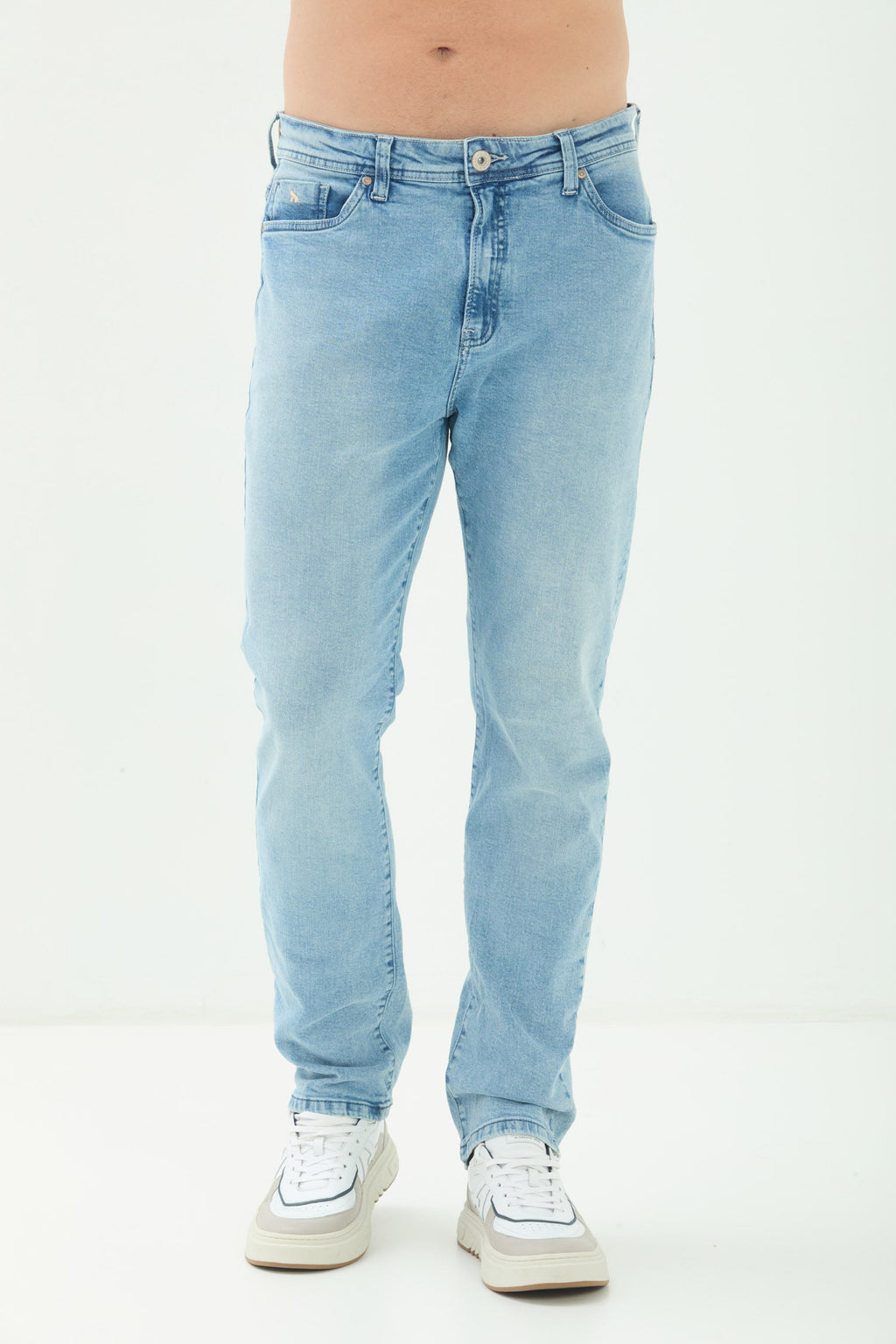 Calça Jeans Rock Clear Masculina Acostamento Jeans Claro