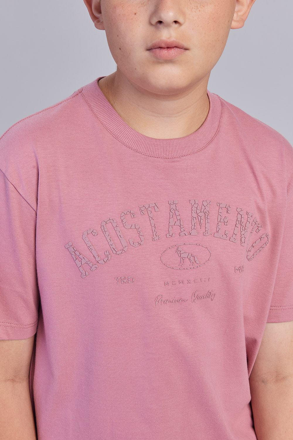 Camiseta Rachadura Menino Acostamento Next Marinho