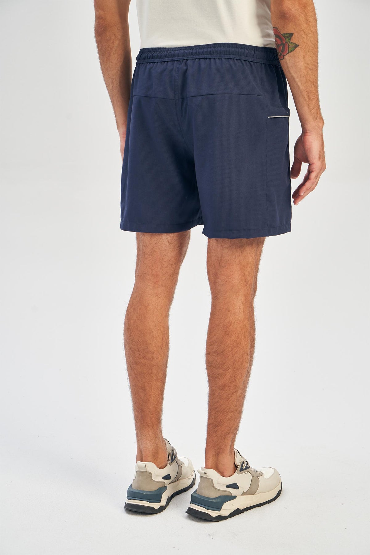 Short Esportivo Dobby Masculino Acostamento Marinho