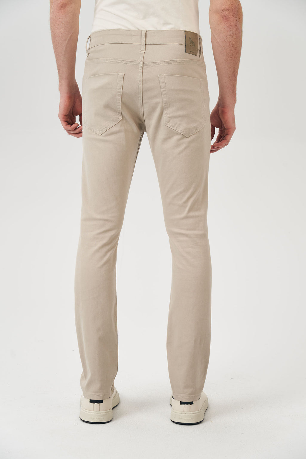 Calça Sarja Skinny Comfy Masculina Acostamento Verde Militar