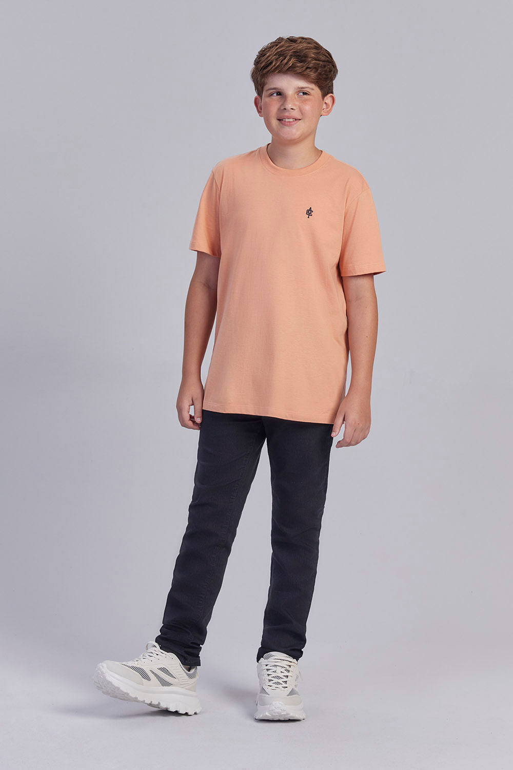 Camiseta Essential ACT Menino Acostamento Next Laranja Sunset