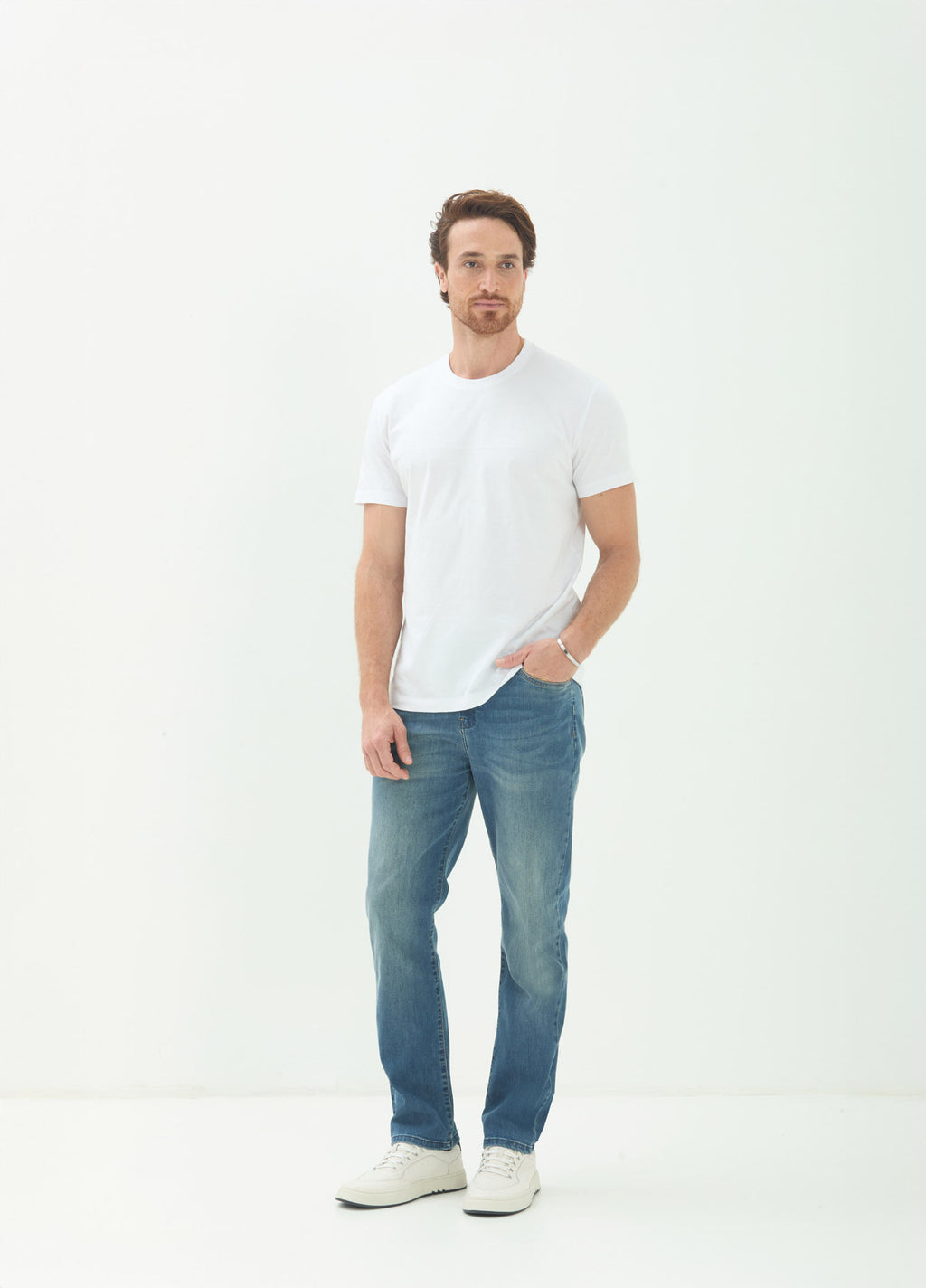 Calça Jeans Tech Regular Masculina Acostamento Jeans Intermediario