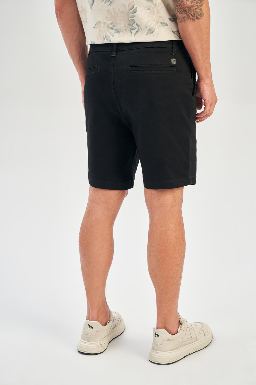 Bermuda Black Forever Masculina Acostamento Preto