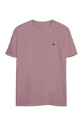 Camiseta Essential Casual Masculina Oversize Acostamento Rosa Antigo