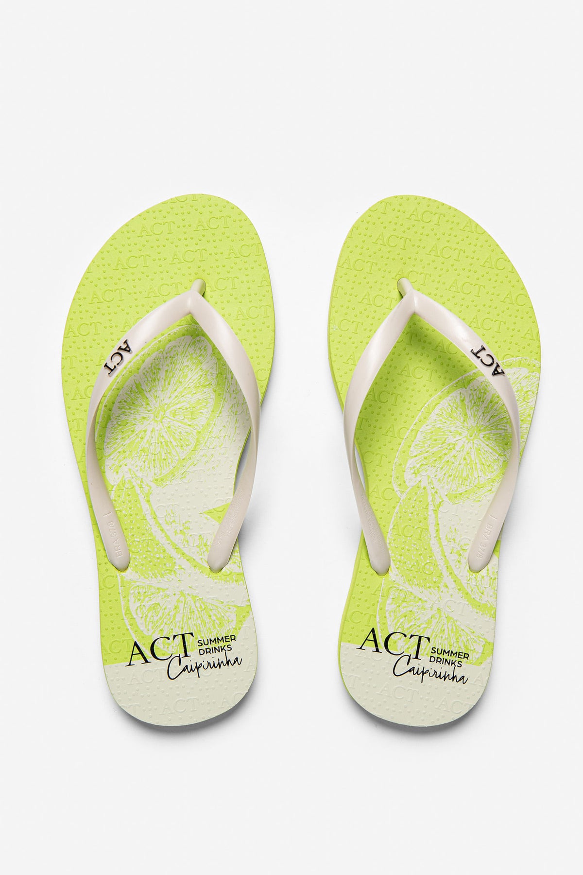 Chinelo Summer Drink ACT Feminino Verde Citrus
