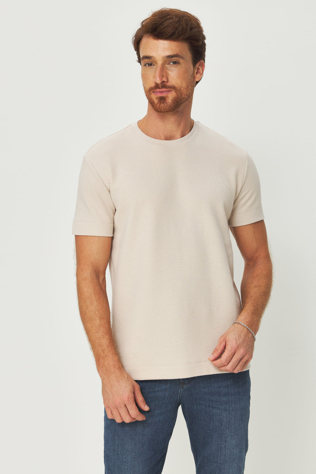 Calça Jeans Básica Skinny Masculina Acostamento Jeans Escuro