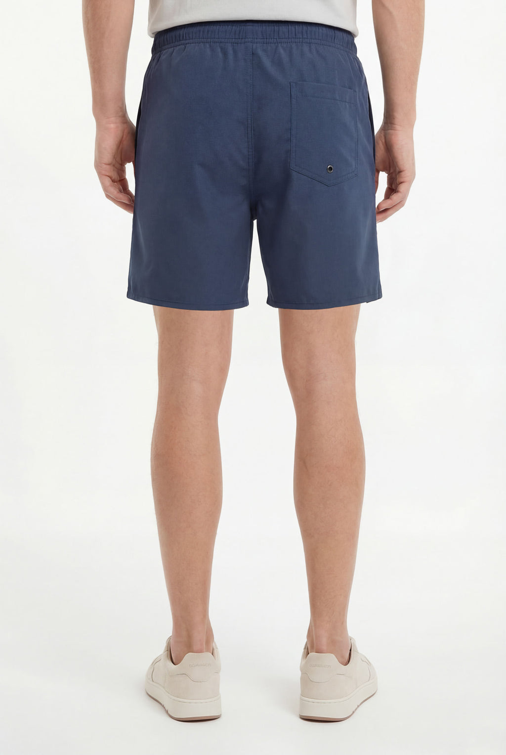 Short Casual Elastano Masculino Acostamento Azul