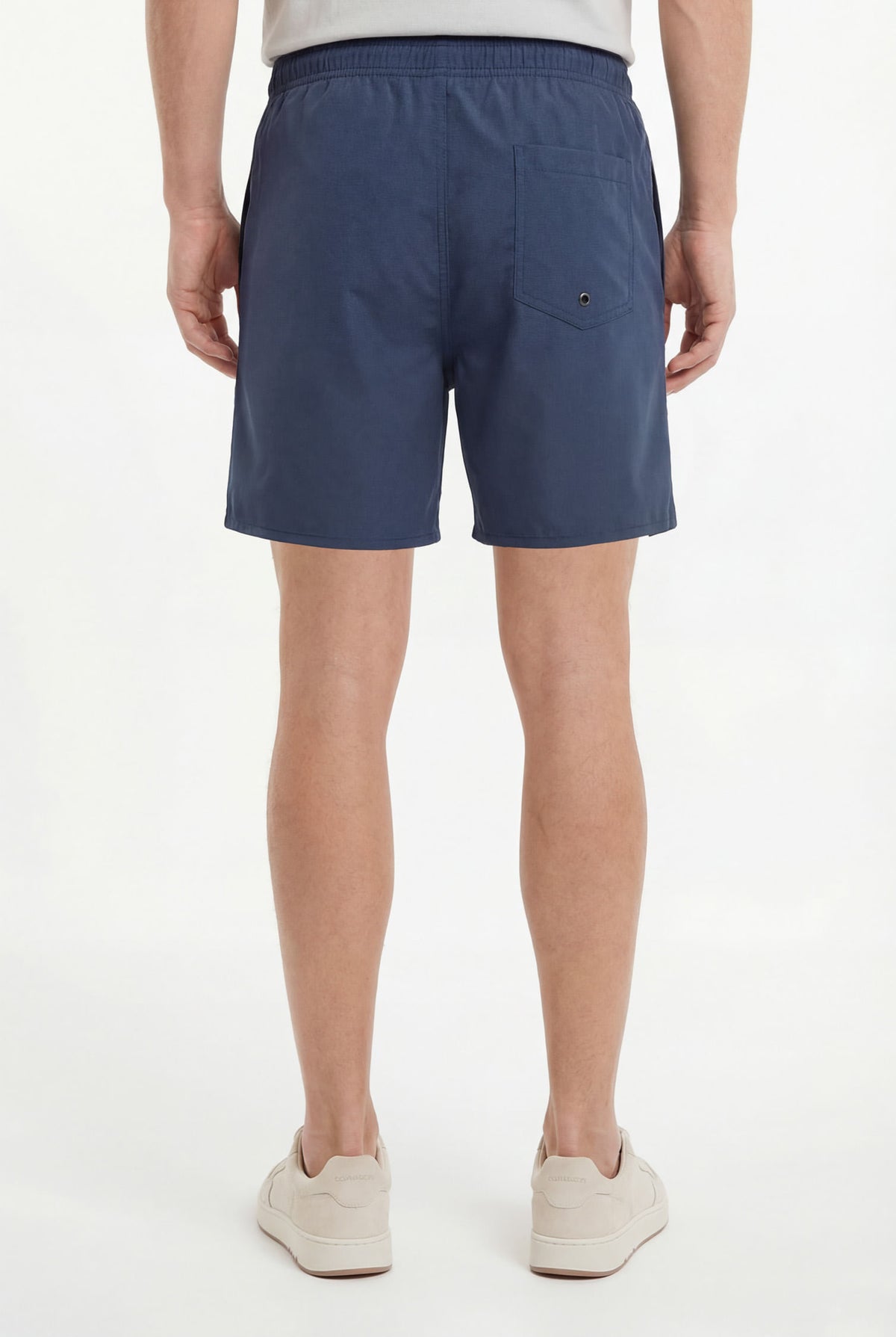 Short Casual Elastano Masculino Acostamento Azul