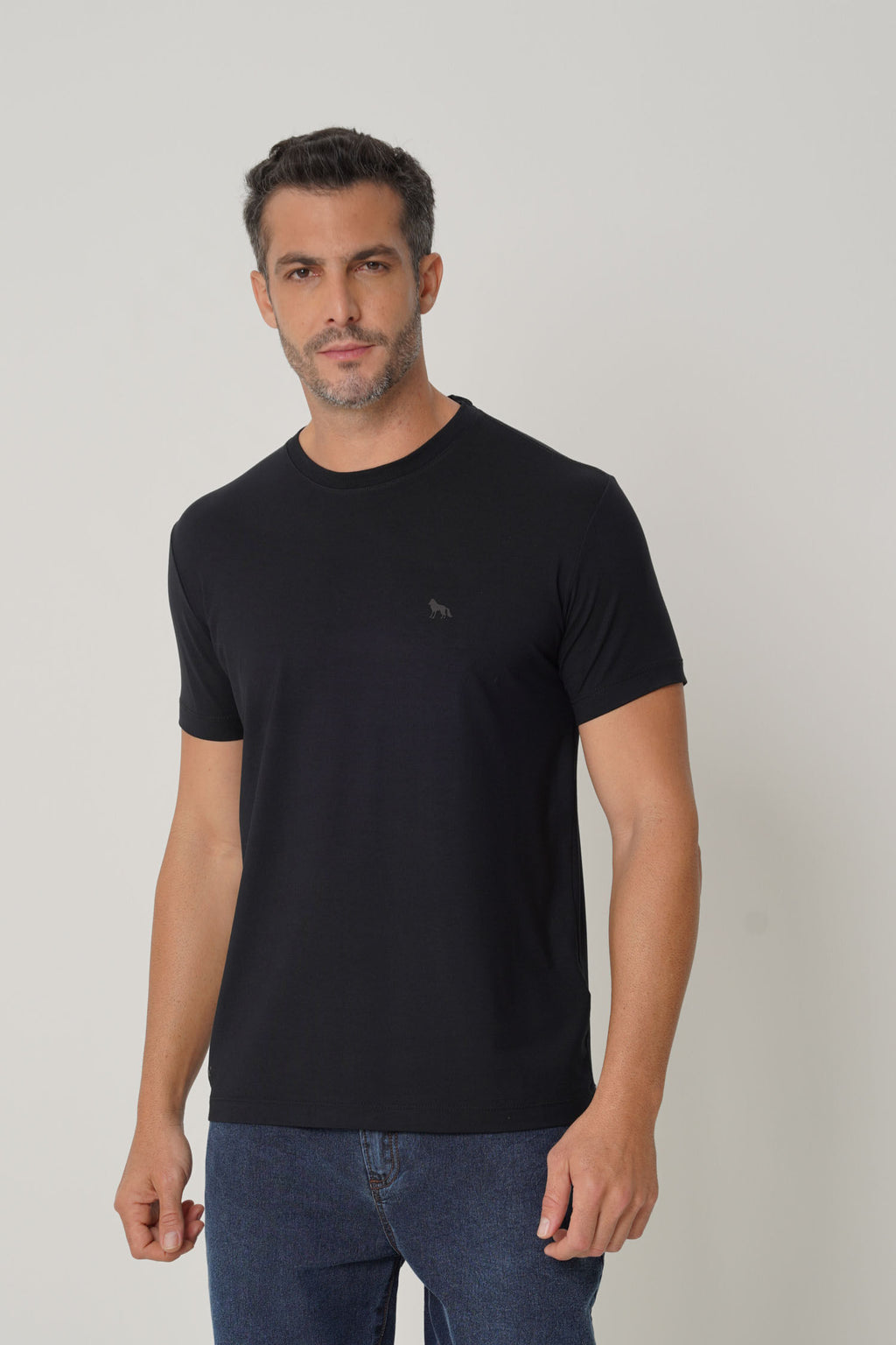 Camiseta Tech Modal Urban Masculina Acostamento Preto
