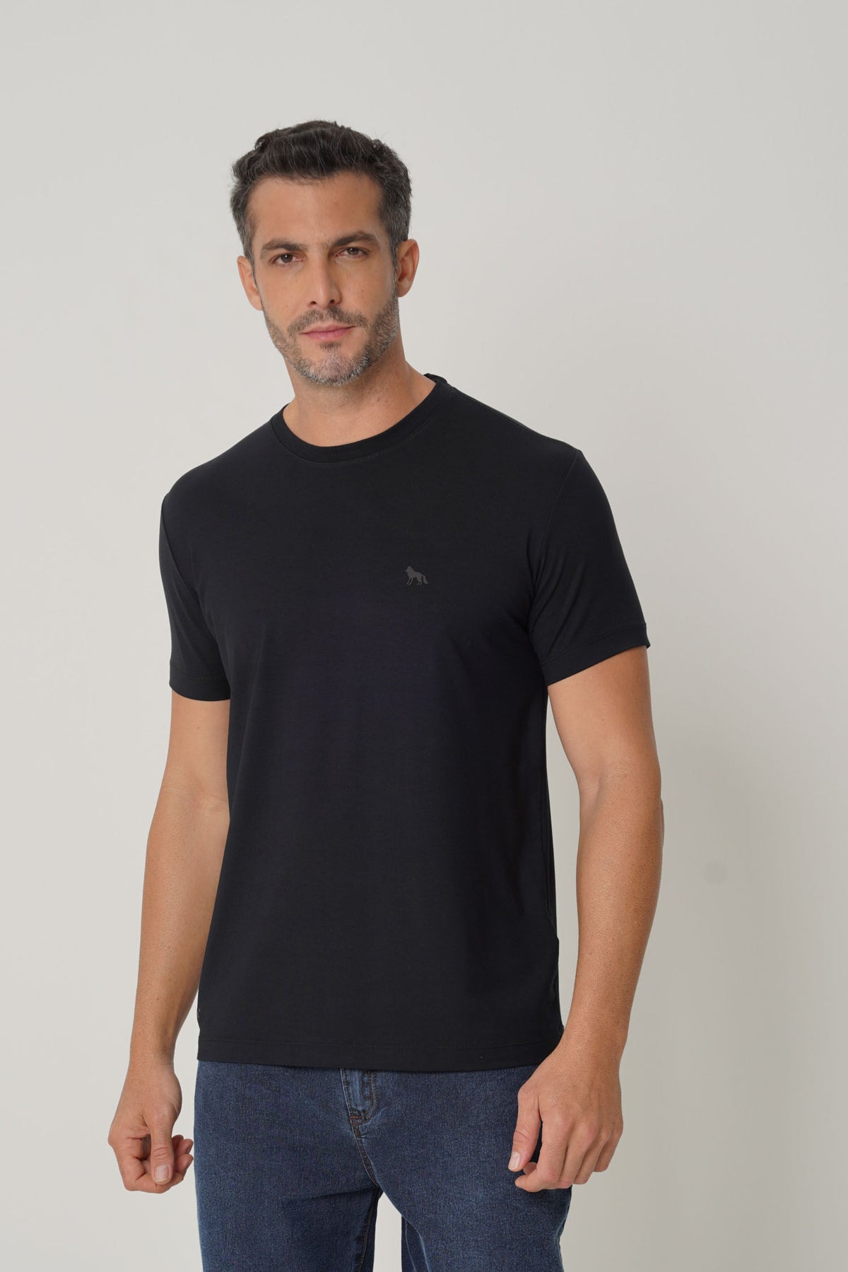 Camiseta Tech Modal Urban Masculina Acostamento Preto