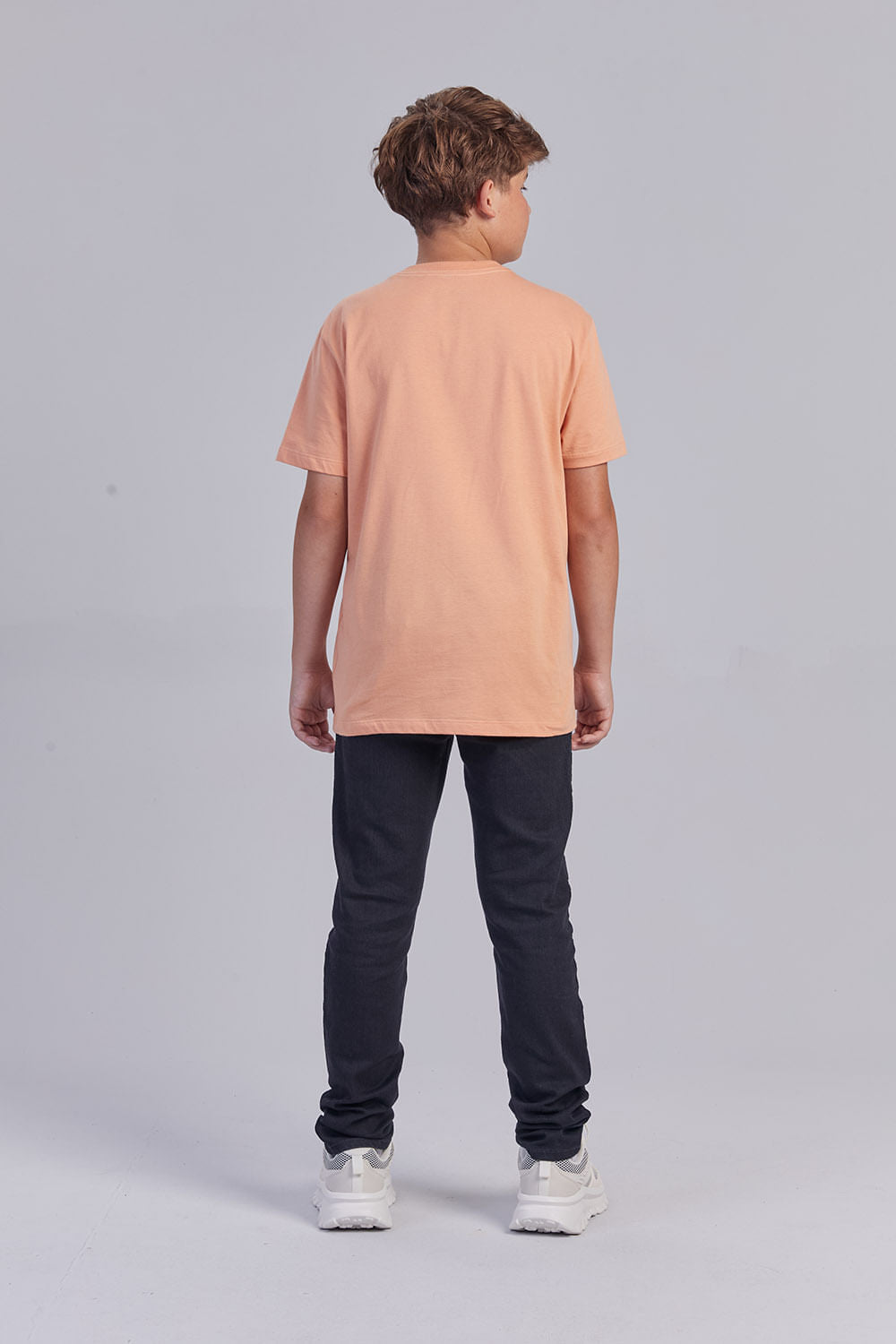 Camiseta Essential ACT Menino Acostamento Next Laranja Sunset
