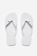 Chinelo Logo Instinto Masculino Acostamento Branco