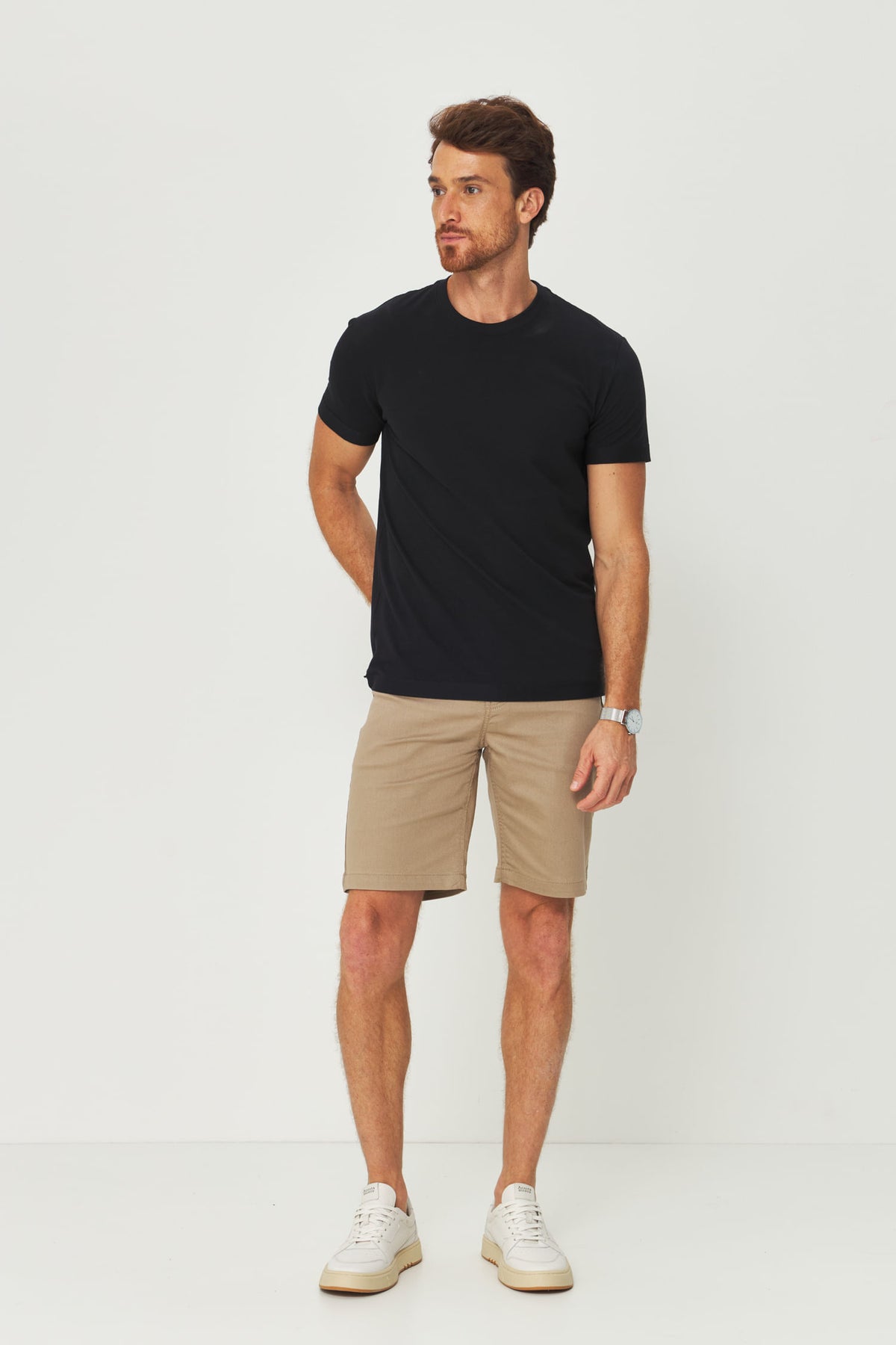Camiseta Algodão Premium Masculino Acostamento Preto