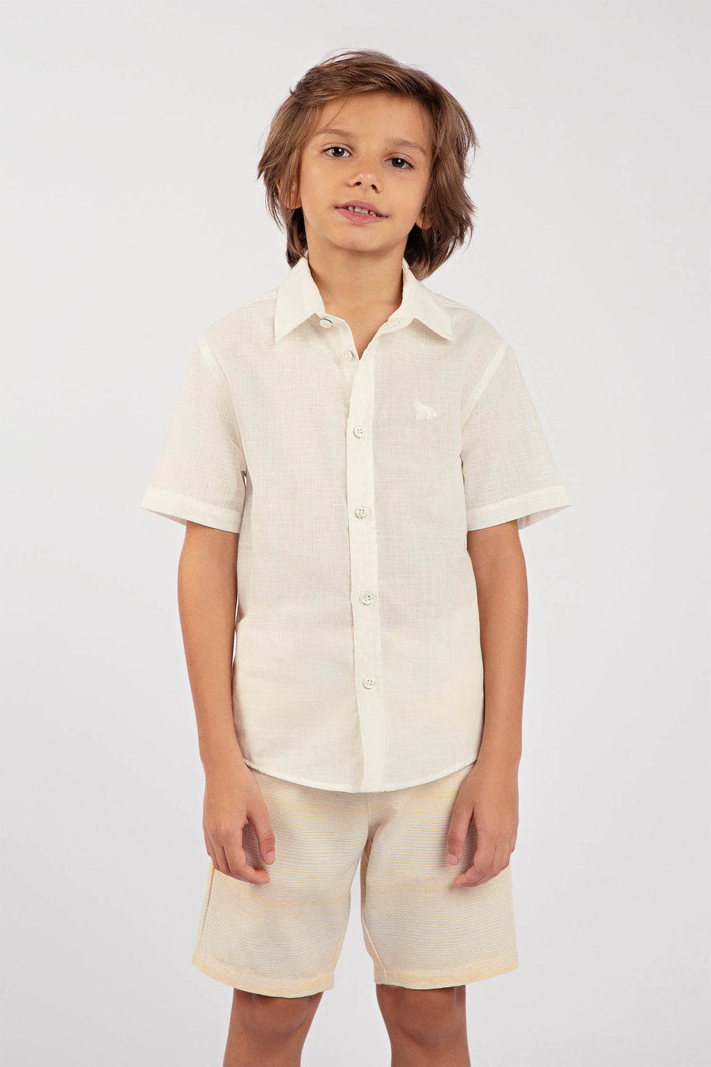 Camisa Manga Curta Menino Acostamento Kids Preto