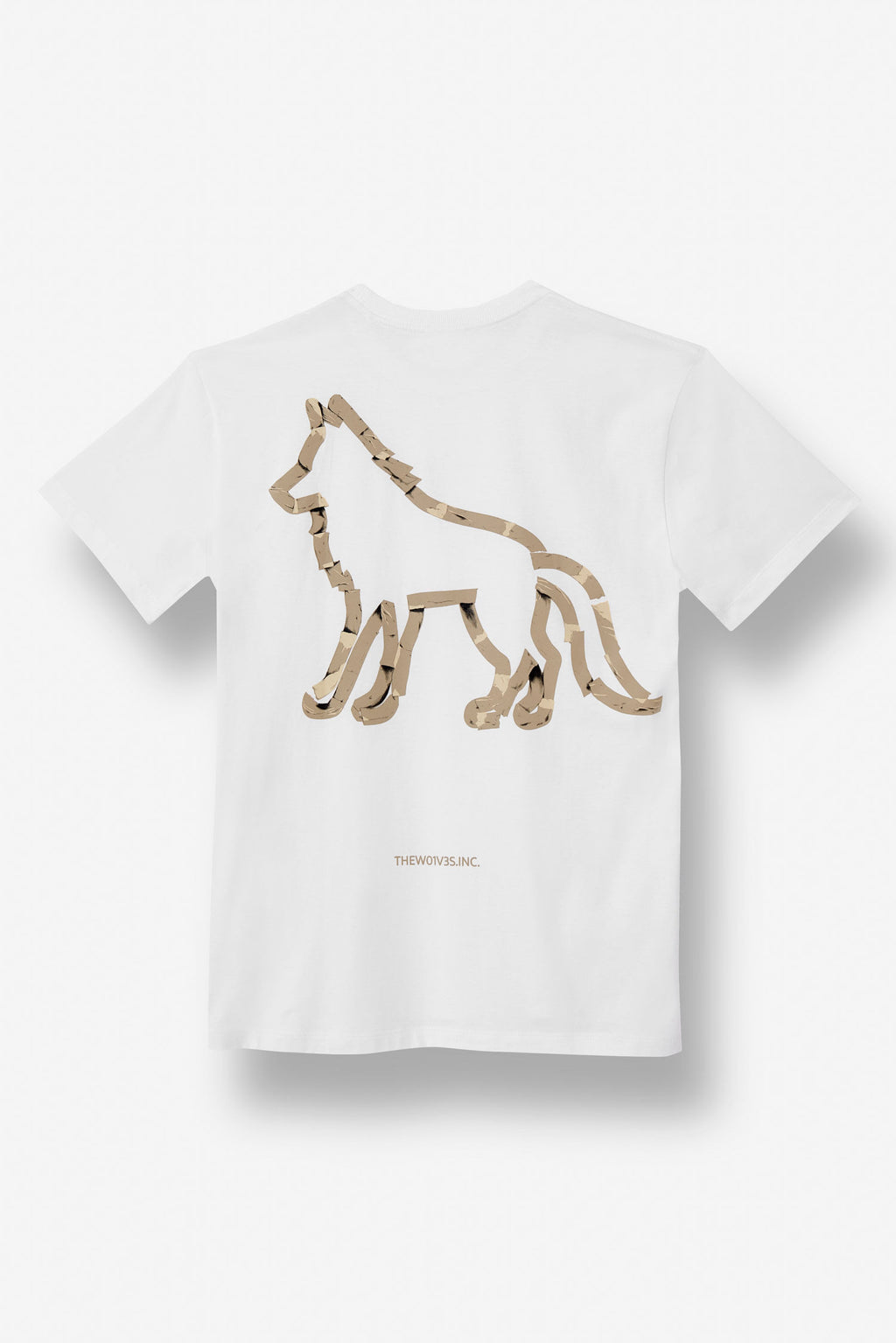 Camiseta Wolf Urban Masculina Acostamento Branco
