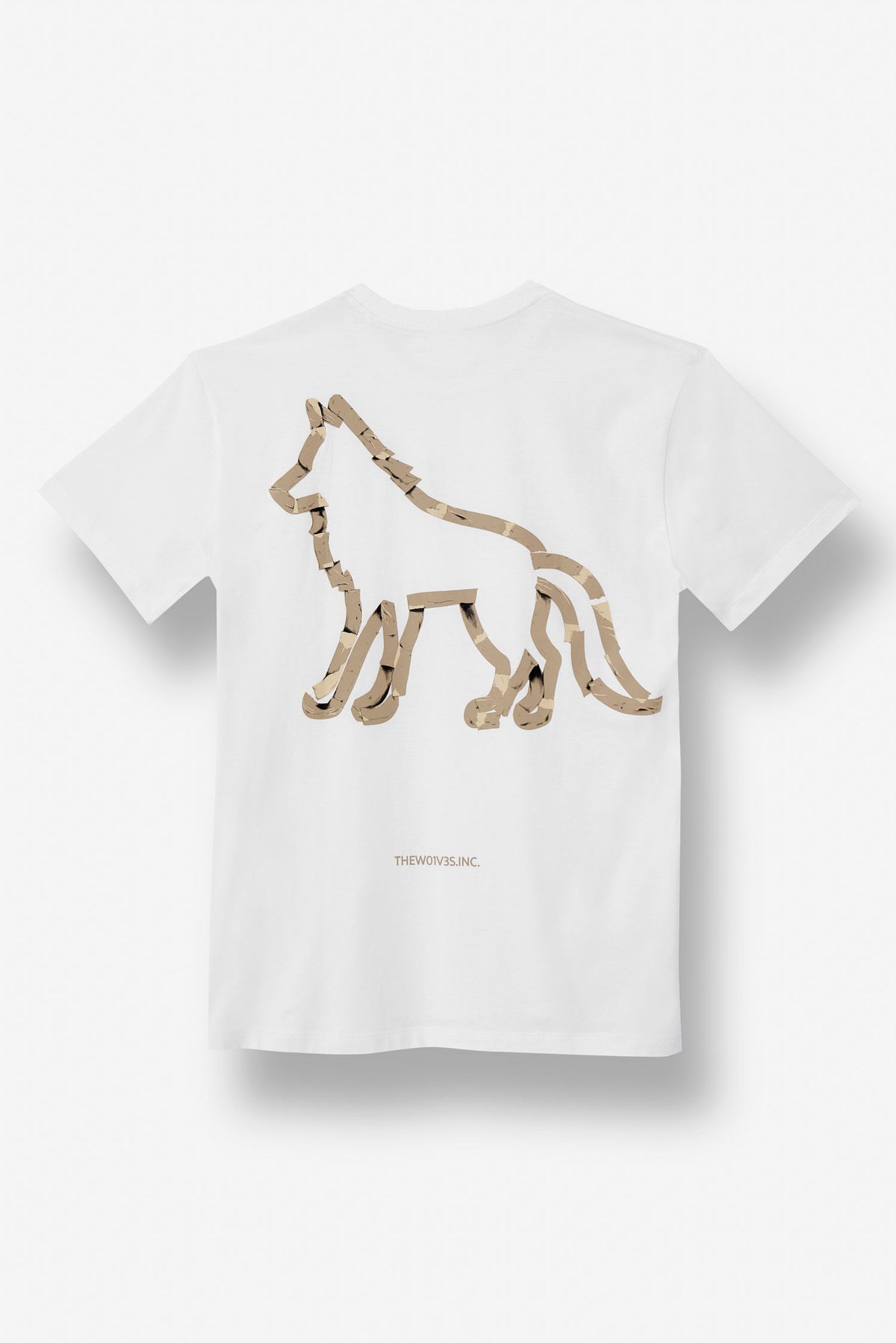 Camiseta Wolf Urban Masculina Acostamento Branco