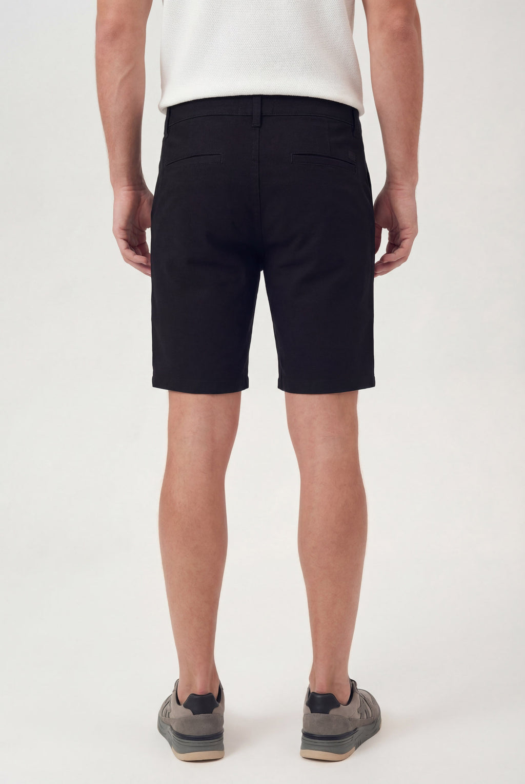 Bermuda Tech Casual Urbano Masculina Acostamento Preto