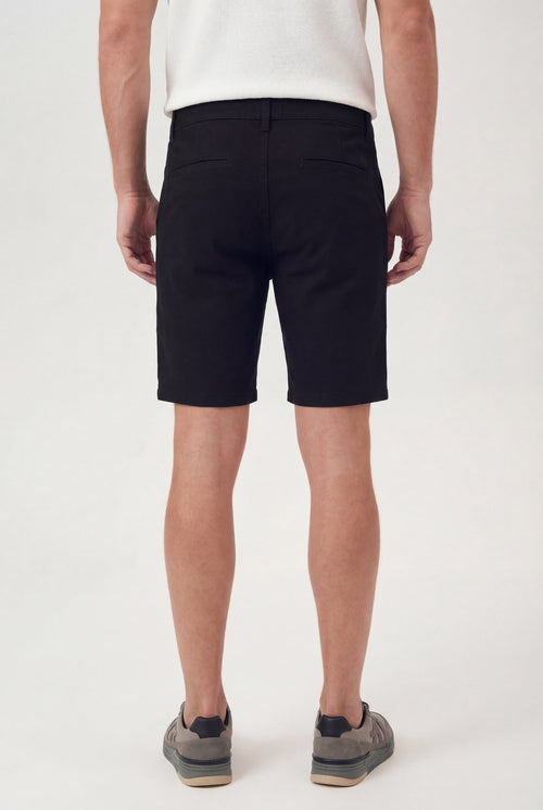 Bermuda Tech Casual Urbano Masculina Acostamento Preto