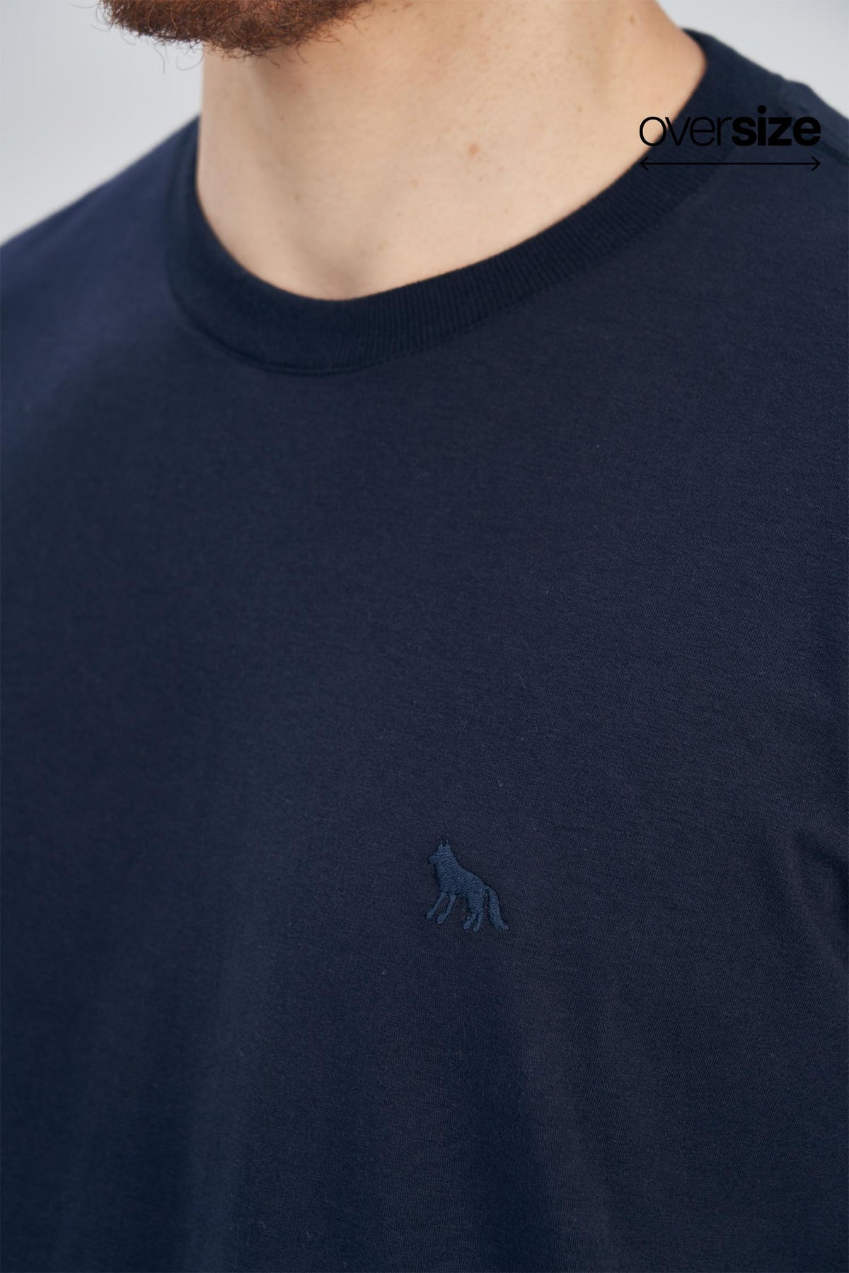 Camiseta Essential Elastano Masculina Oversize Acostamento Branco
