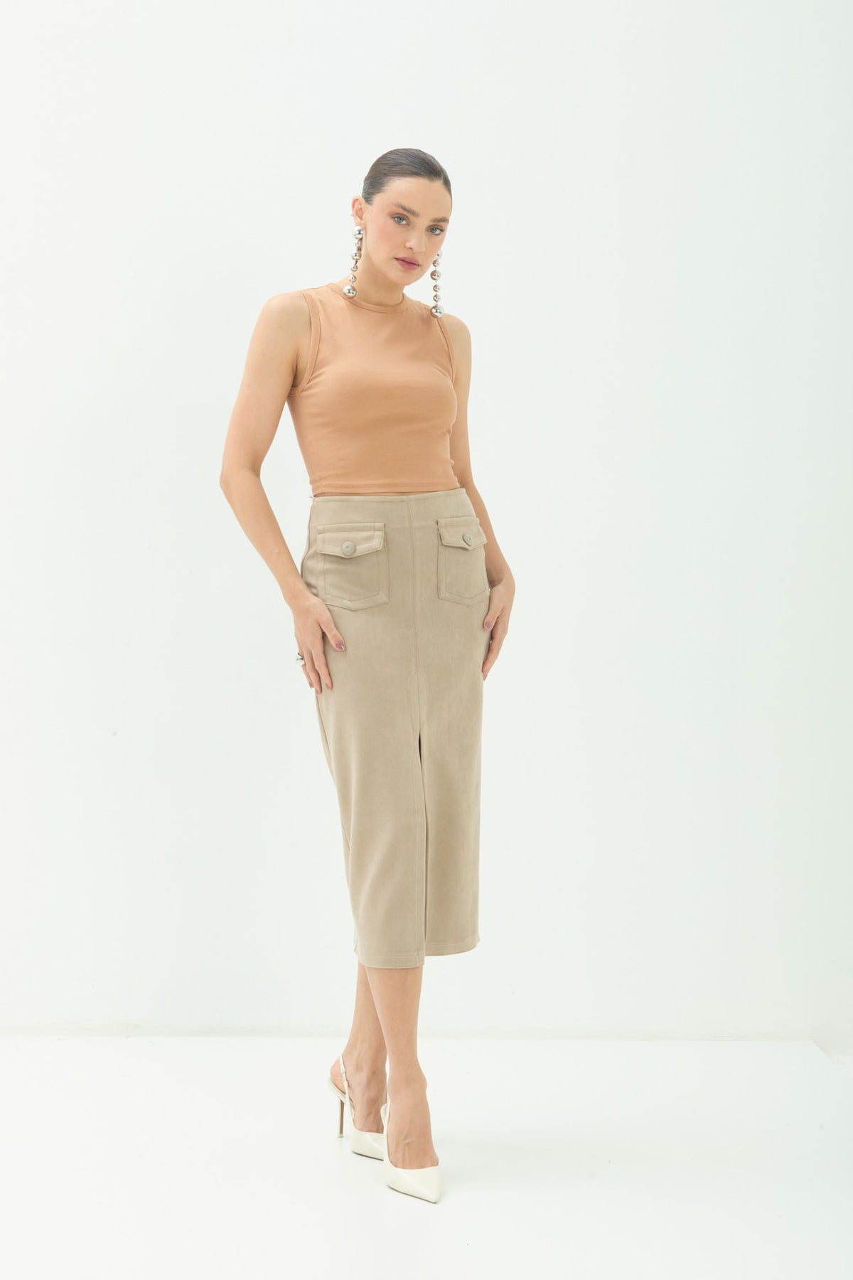 Regata Cropped Minimalista ACT Feminino Fendi