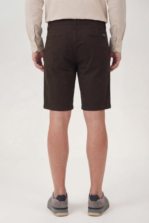 Bermuda Wash Casual Masculina Acostamento Capuccino