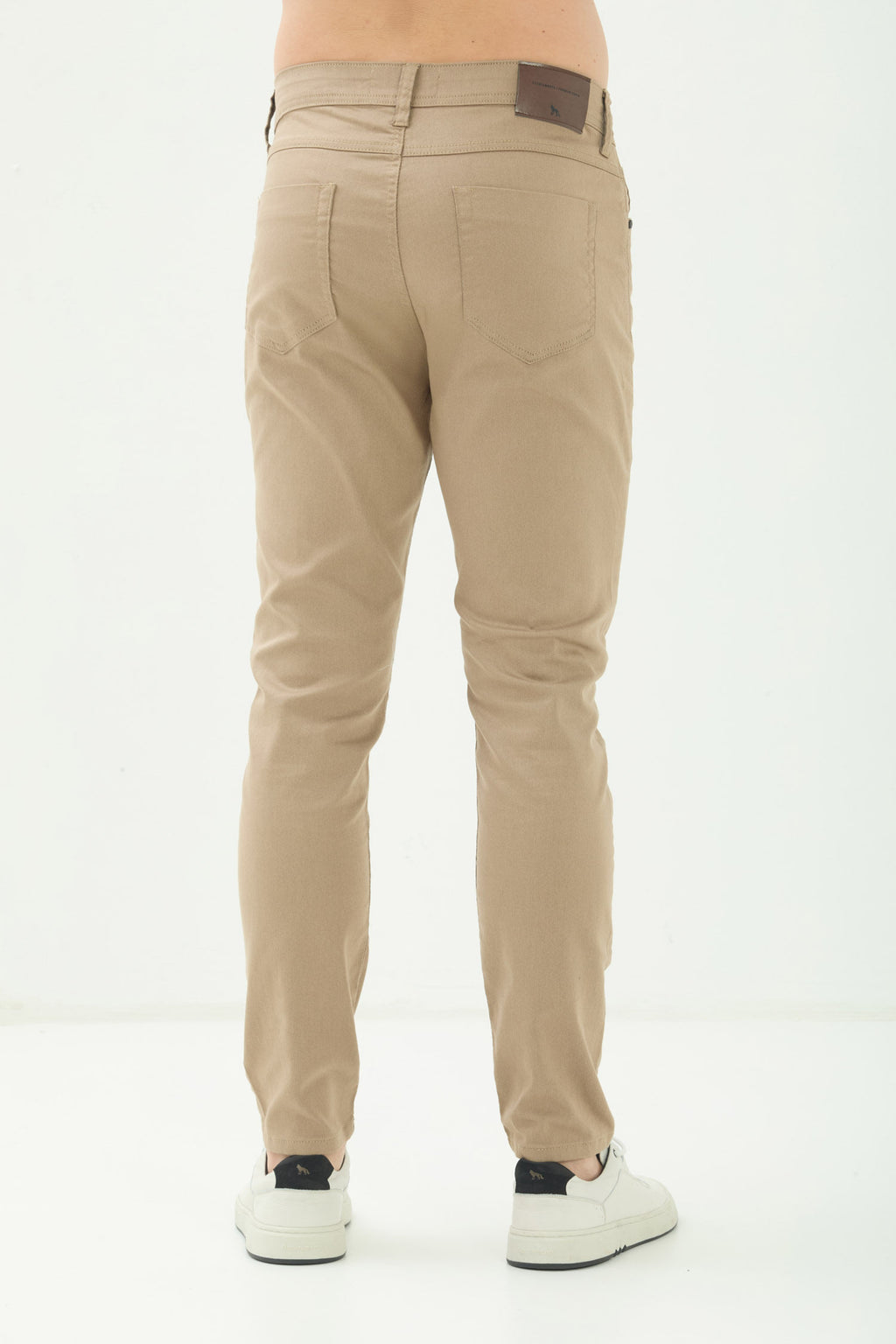 Calça Sarja Skinny Masculina Acostamento Khaki