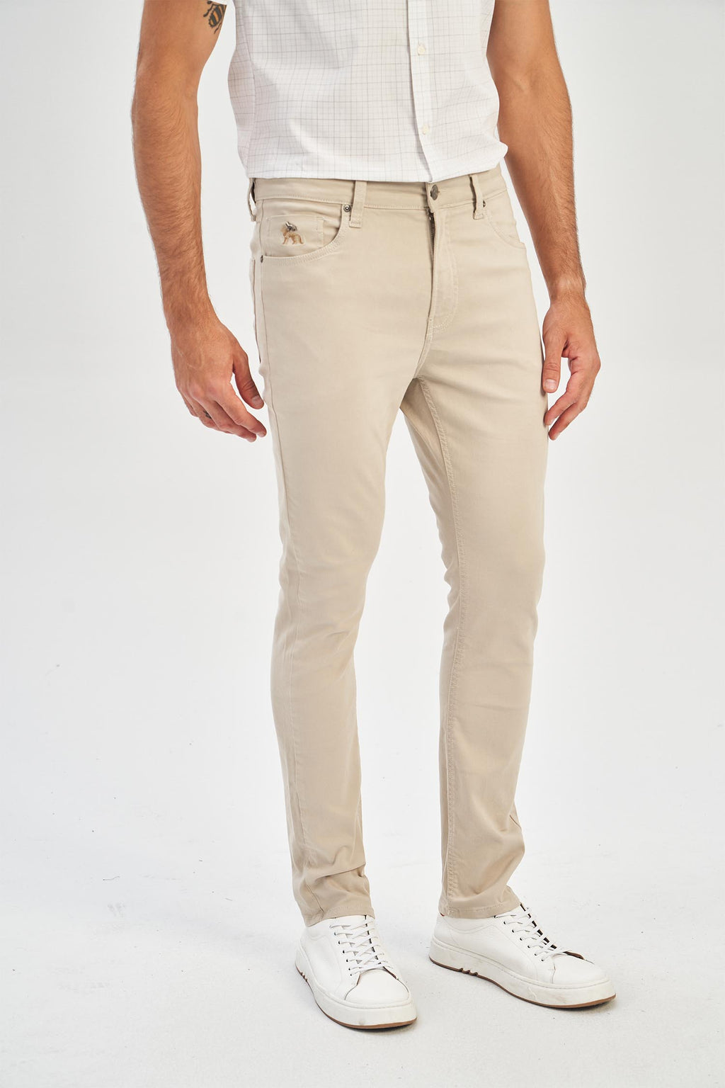 Calça Sarja Skinny Masculina Acostamento Goanna