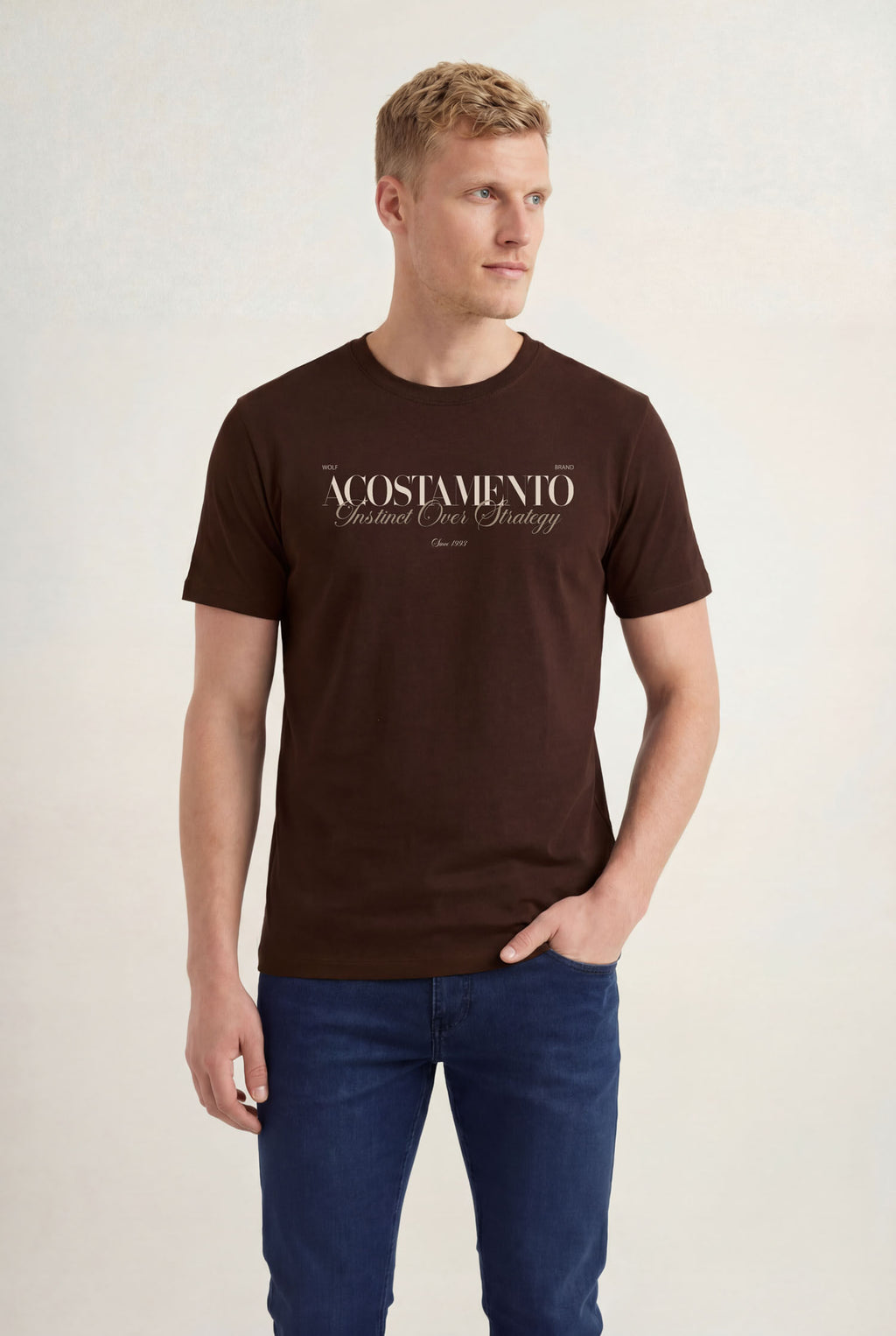 Camiseta Big Shirt Masculina Acostamento Marrom Ipe