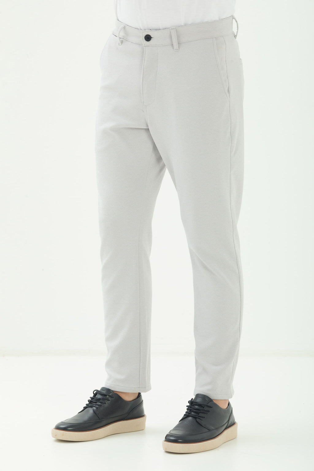 Calça Elastano Masculina Acostamento Cinza