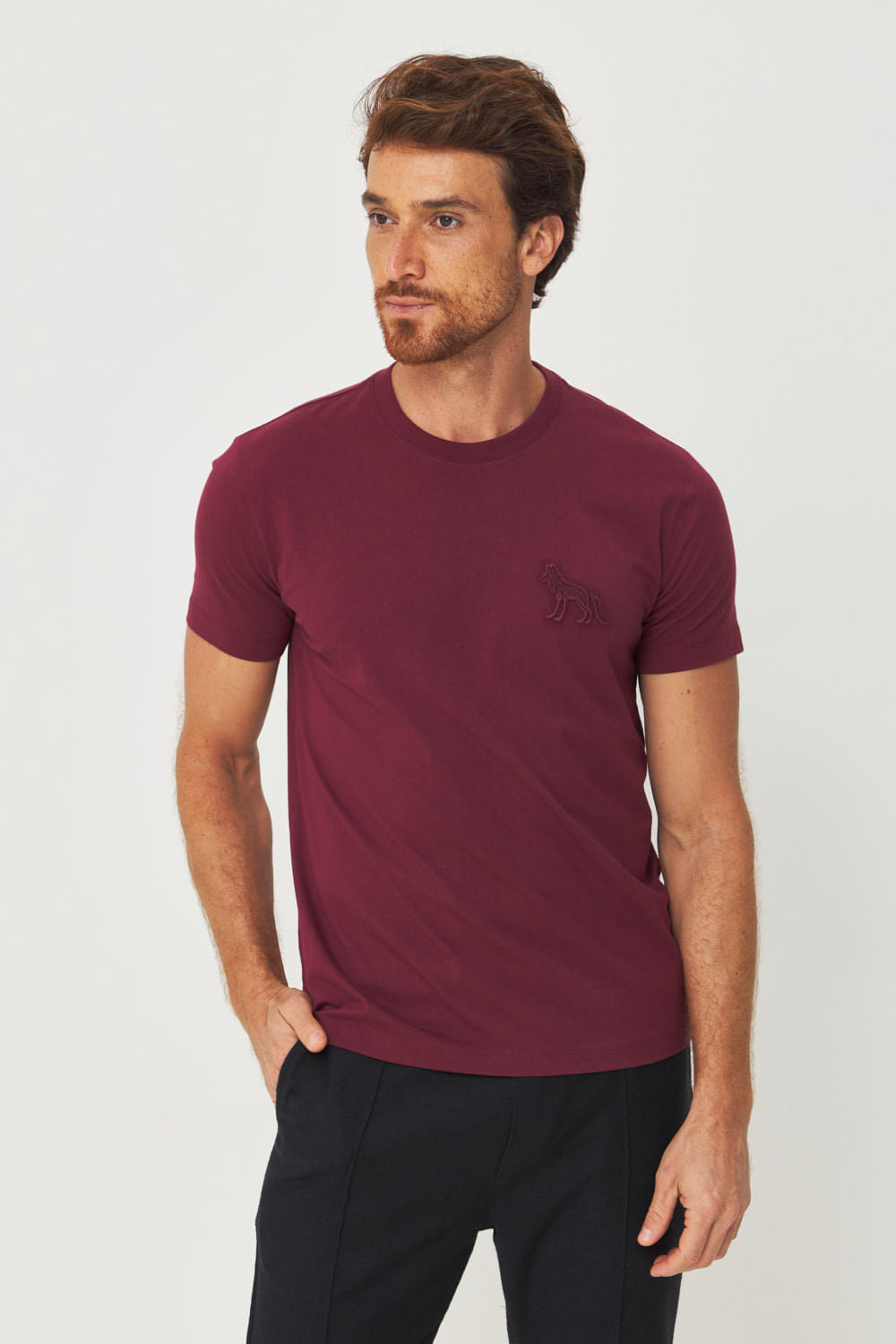 Camiseta Bordado Amplo Masculina Acostamento Barca