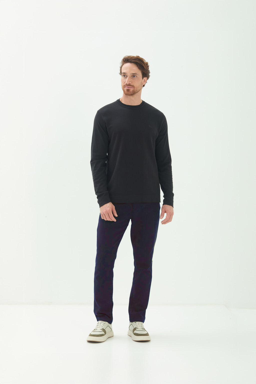 Calça Moletom Casual Masculina Acostamento Marinho